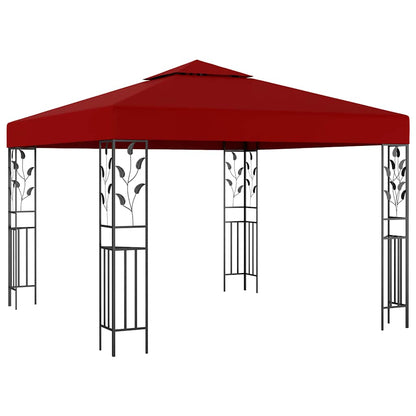 Gazebo 3x3 m vermelho tinto