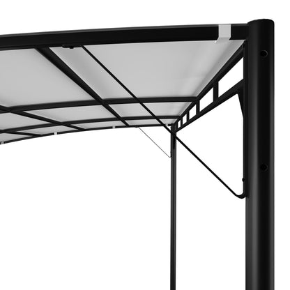 Toldo para-sol de jardim 4x3x2,55 m cor creme