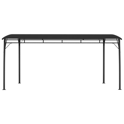 Toldo para-sol de jardim 4x3x2,55 m antracite