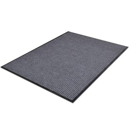 Tapete de porta 117x220 cm PVC cinzento