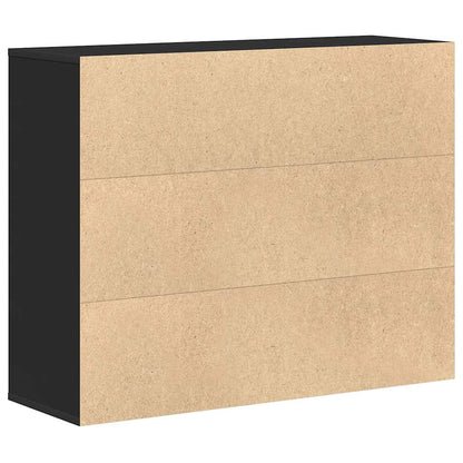 Aparador 88x30x70 cm contraplacado preto