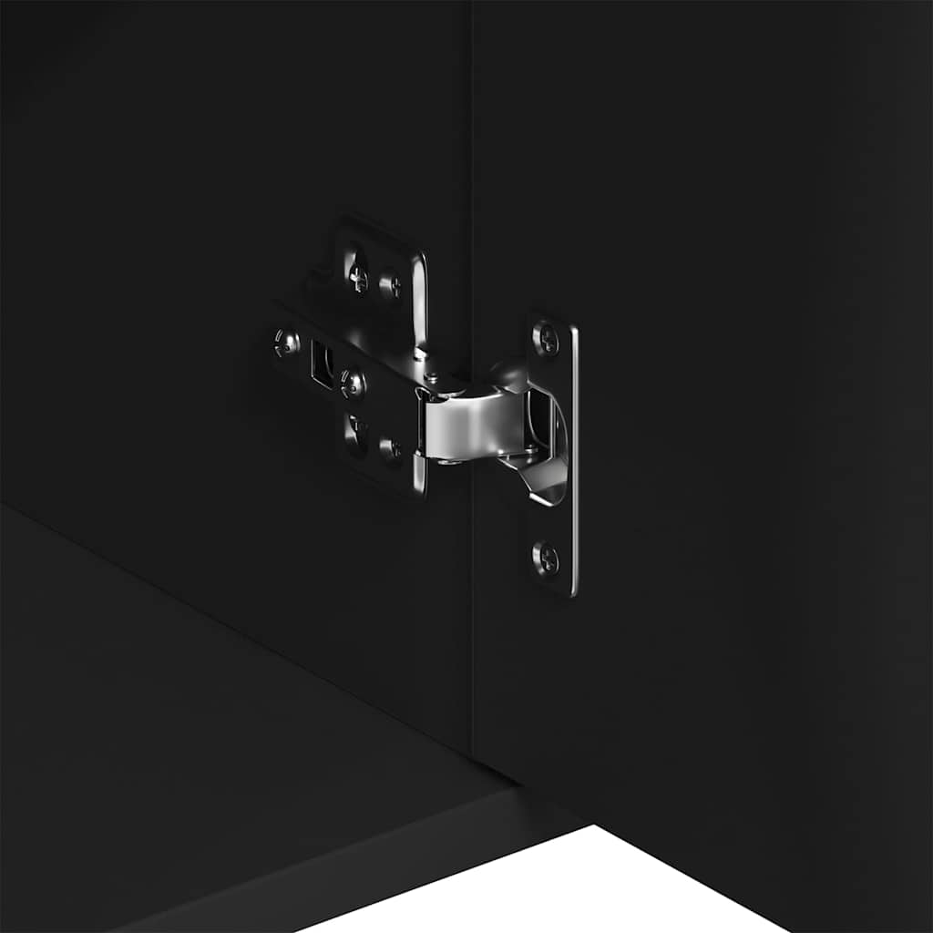 Aparador 88x30x70 cm contraplacado preto