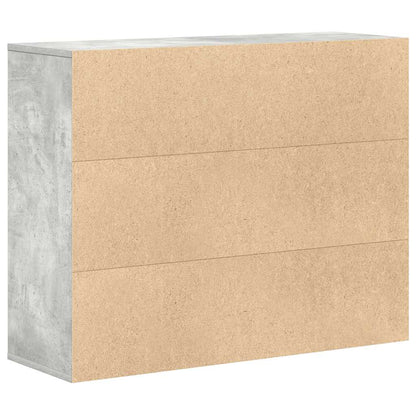 Aparador 88x30x70 cm contraplacado cinzento cimento