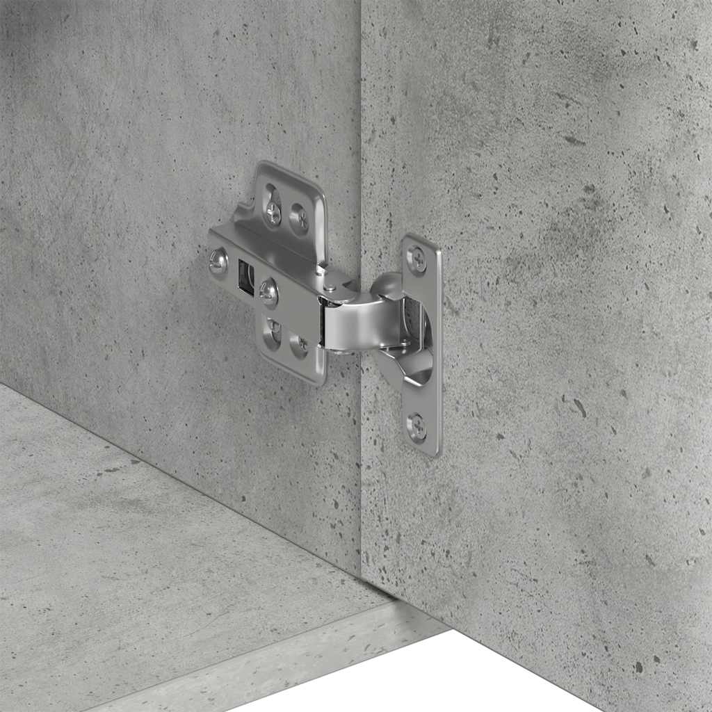 Aparador 88x30x70 cm contraplacado cinzento cimento