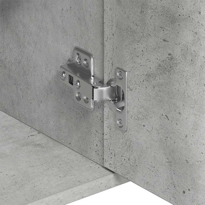 Aparador 88x30x70 cm contraplacado cinzento cimento