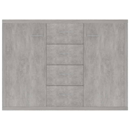 Aparador 88x30x65 cm contraplacado cinzento cimento