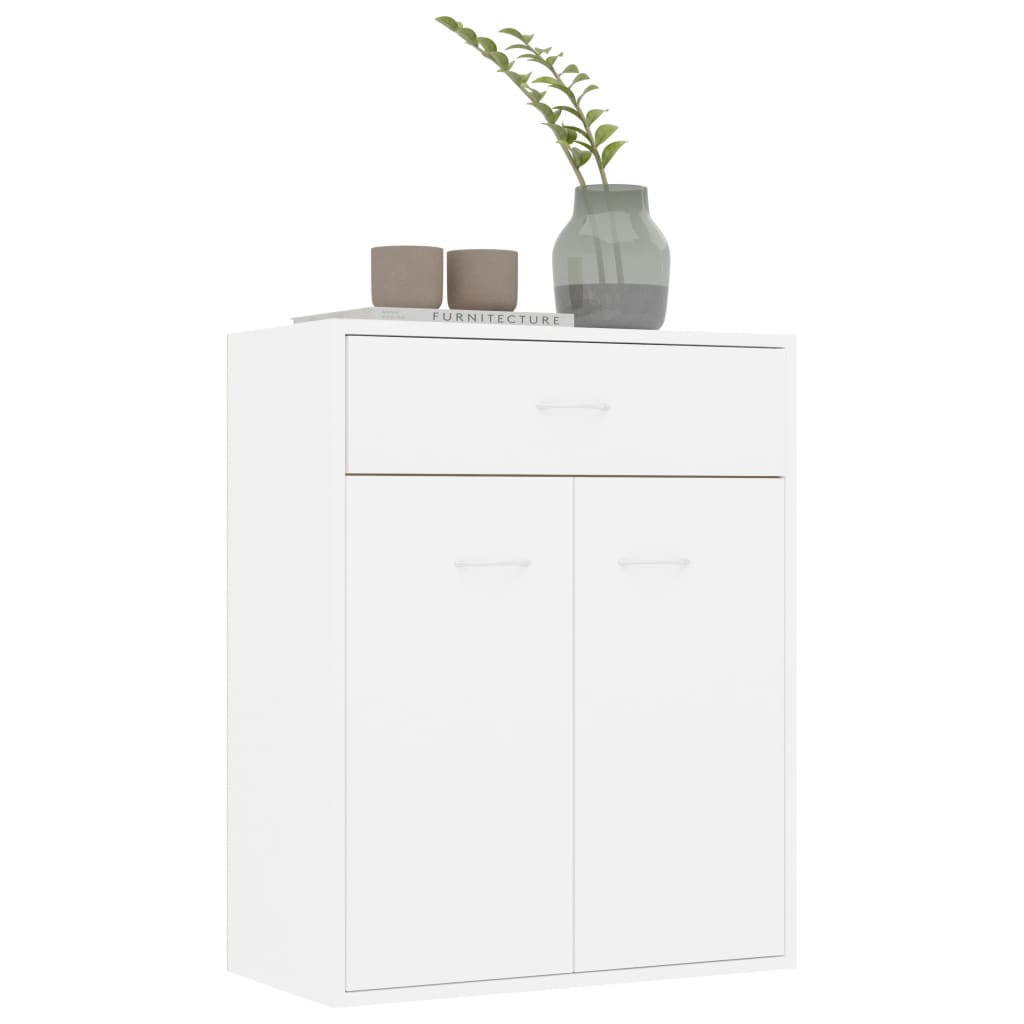 Aparador 60x30x75 cm contraplacado branco
