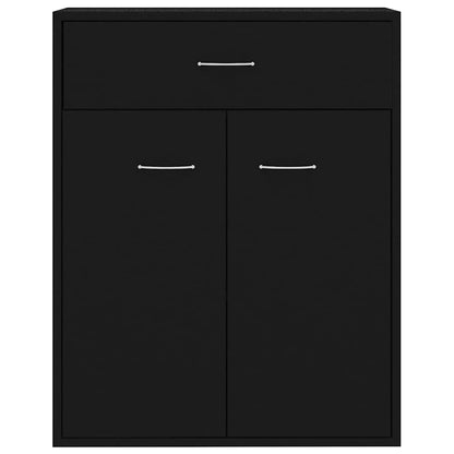 Aparador 60x30x75 cm derivados de madeira preto