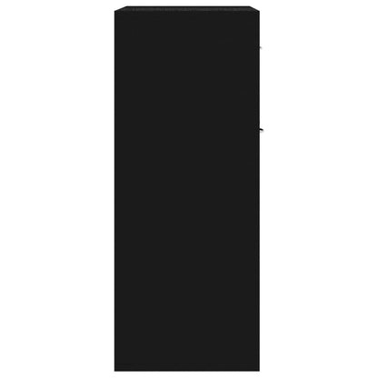 Aparador 60x30x75 cm derivados de madeira preto