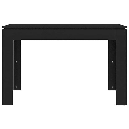 Mesa de jantar 120x60x76 cm contraplacado preto