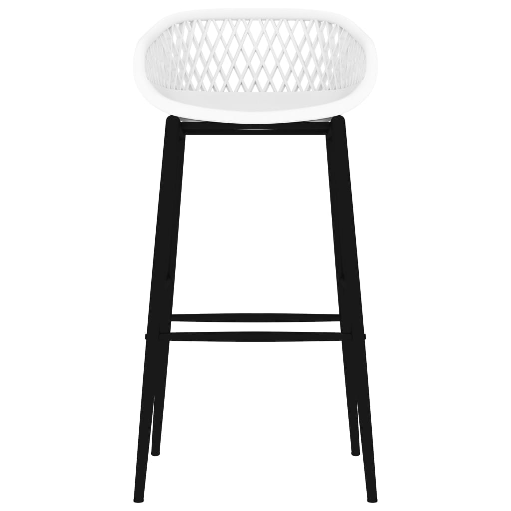 Cadeiras de bar 4 pcs branco