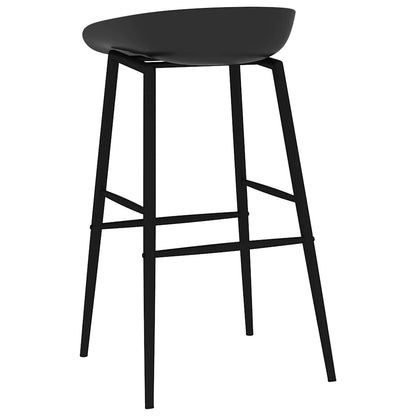 Cadeiras de bar 4 pcs preto
