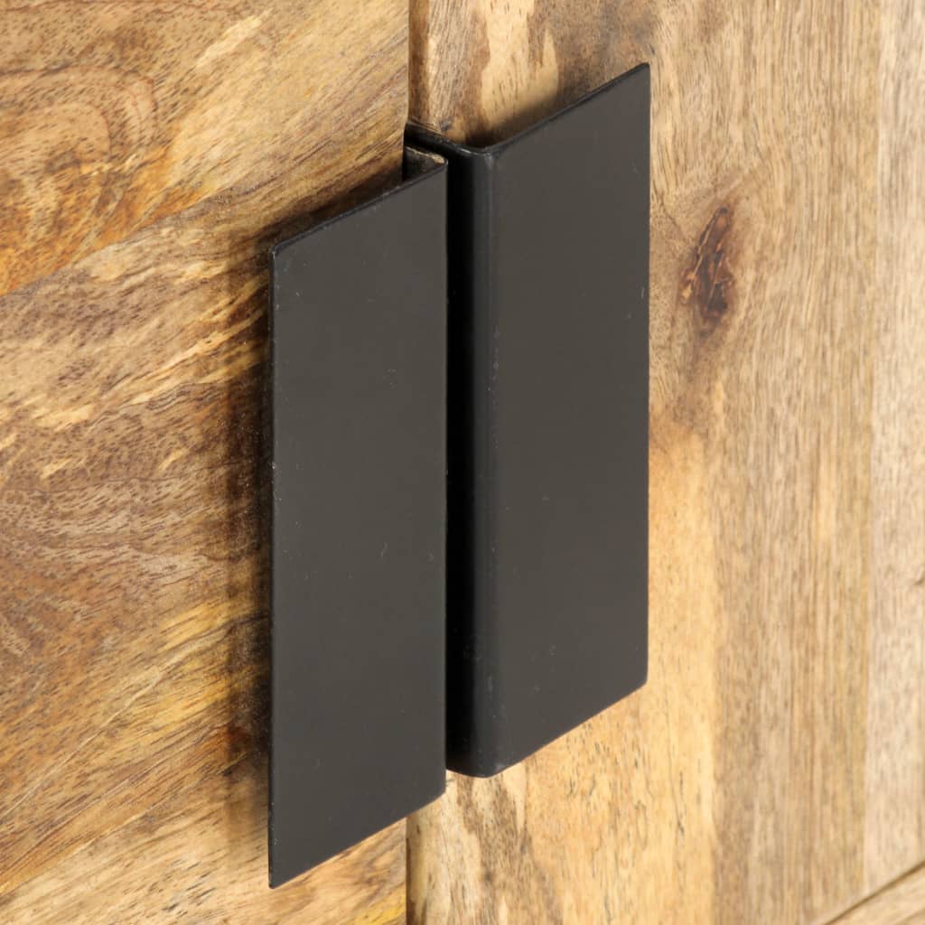 Móvel de TV de madeira de mangueira maciça