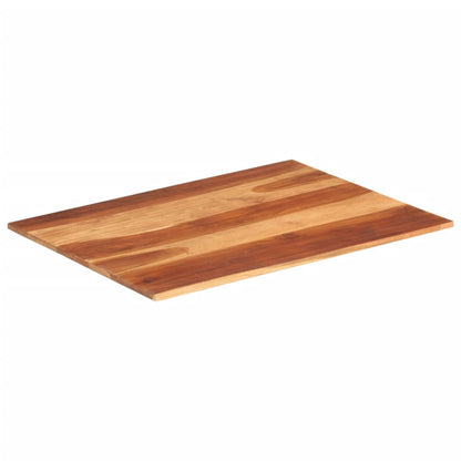 Tampo de mesa madeira de acácia maciça 15-16 mm 60x80 cm