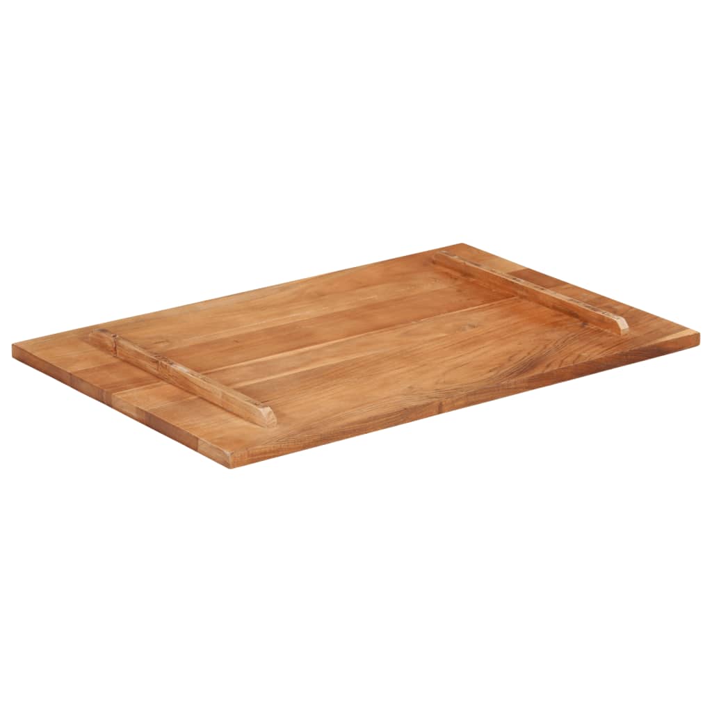 Tampo de mesa madeira de acácia maciça 25-27 mm 60x90 cm