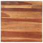 Tampo de mesa madeira de acácia maciça 25-27 mm 80x80 cm