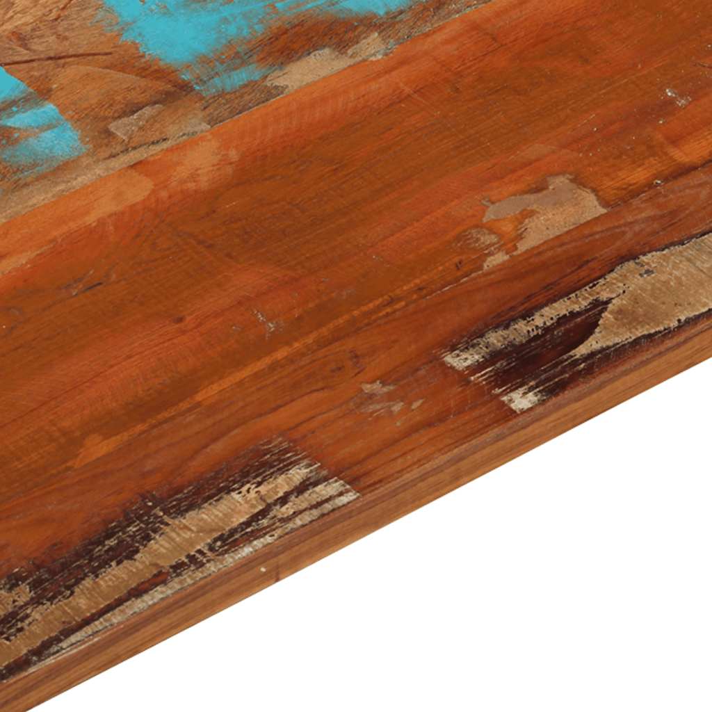 Tampo mesa retangular 60x100cm 15-16mm madeira recuper. maciça