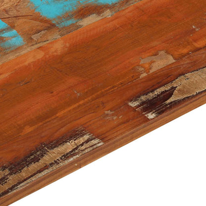 Tampo mesa retangular 60x100cm 15-16mm madeira recuper. maciça