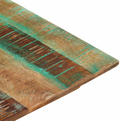 Tampo mesa retangular 60x140cm 15-16mm madeira recuper. maciça