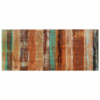 Tampo mesa retangular 60x140cm 15-16mm madeira recuper. maciça