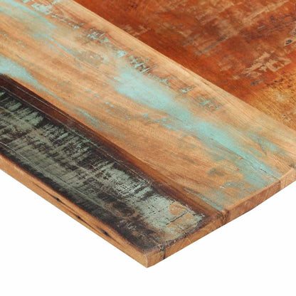 Tampo mesa retangular 60x140cm 15-16mm madeira recuper. maciça