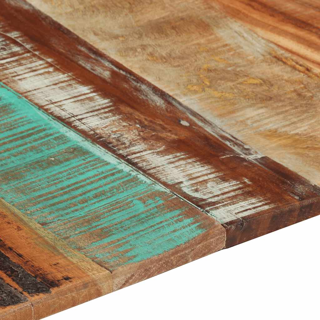 Tampo mesa retangular 60x140cm 15-16mm madeira recuper. maciça