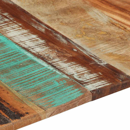 Tampo mesa retangular 60x140cm 15-16mm madeira recuper. maciça