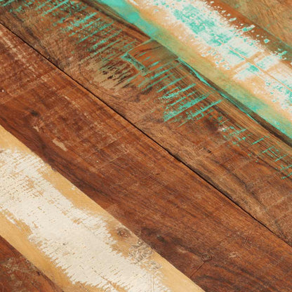 Tampo mesa retangular 60x120cm 25-27mm madeira recuper. maciça