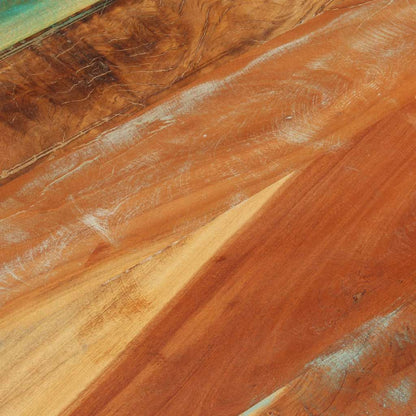 Tampo mesa retangular 70x80cm 25-27mm madeira recuper. maciça