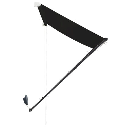 Toldo retrátil com LED 250x150 cm antracite