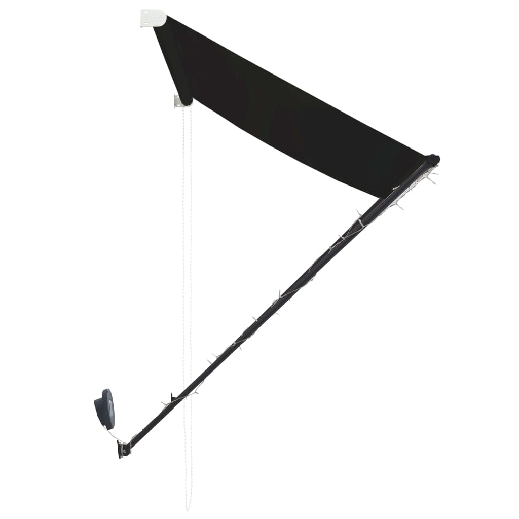 Toldo retrátil com LED 300x150 cm antracite