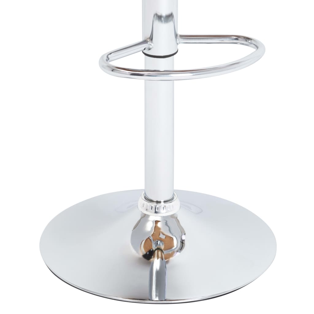 Banco de bar couro artificial creme