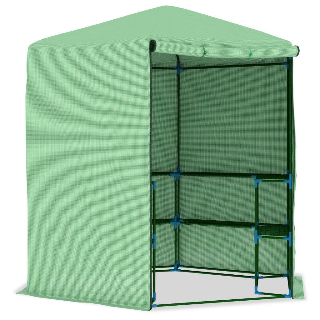 Estufa com prateleiras 227x223 cm aço