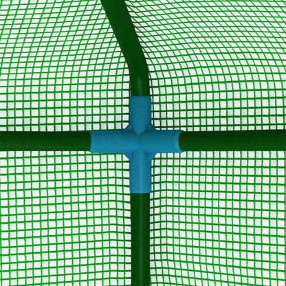 Estufa com estrutura em aço 0,5 m² 1x0,5x1,9 m