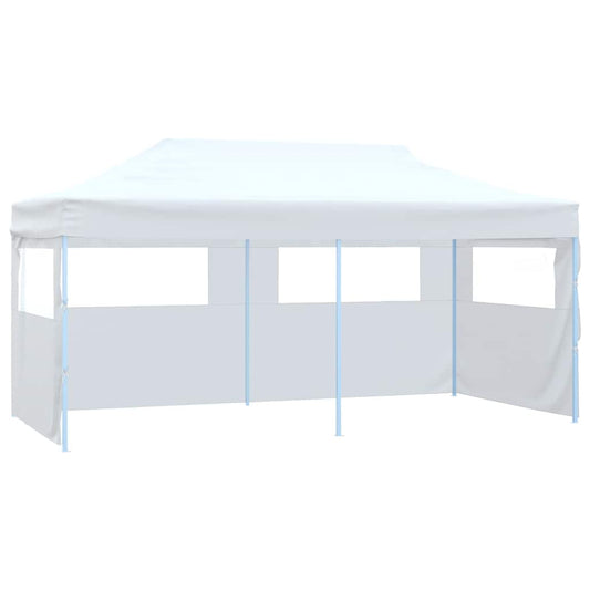 Tenda dobrável profissional festas 4 paredes 3x6m aço branco