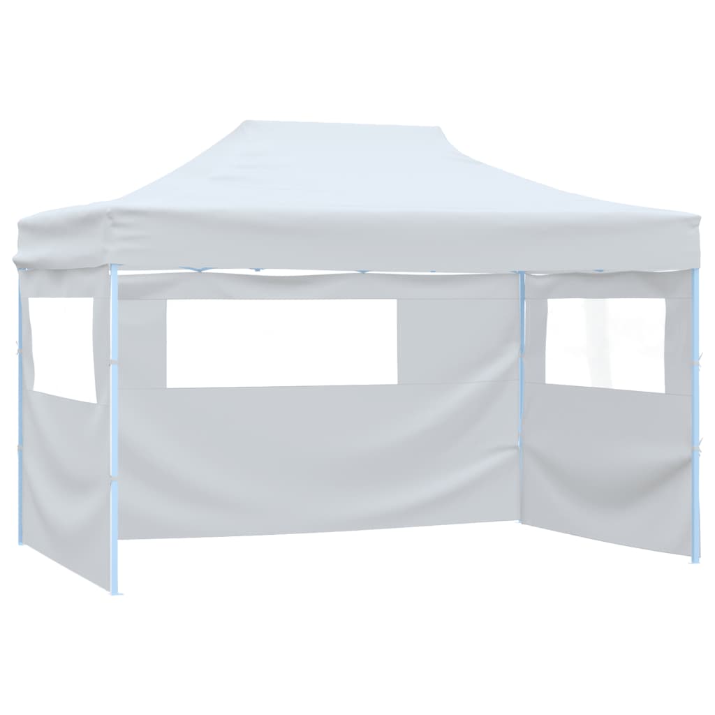 Tenda para festas dobrável c/ 4 paredes laterais 3x4,5 m branco