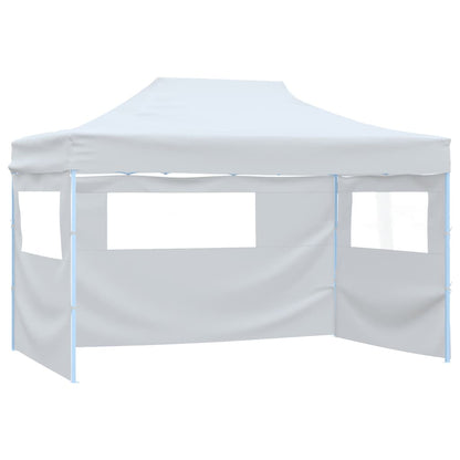 Tenda para festas dobrável c/ 4 paredes laterais 3x4,5 m branco