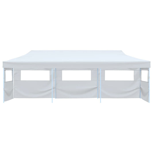 Tenda para festas pop-up dobrável c/ 5 paredes 3x9 m branco