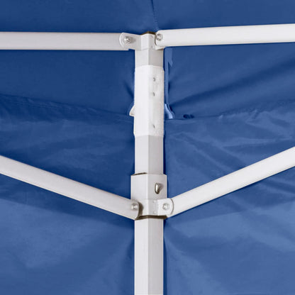 Tenda dobrável profissional festas 4 paredes 2x2 m aço azul