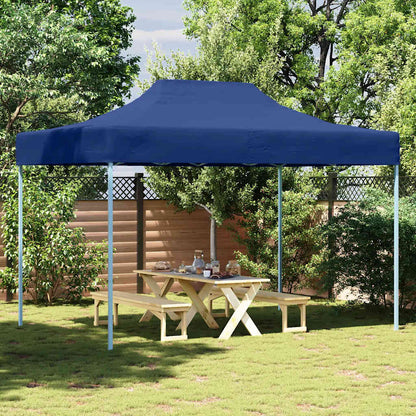 Tenda dobrável profissional para festas 3x4 m aço azul