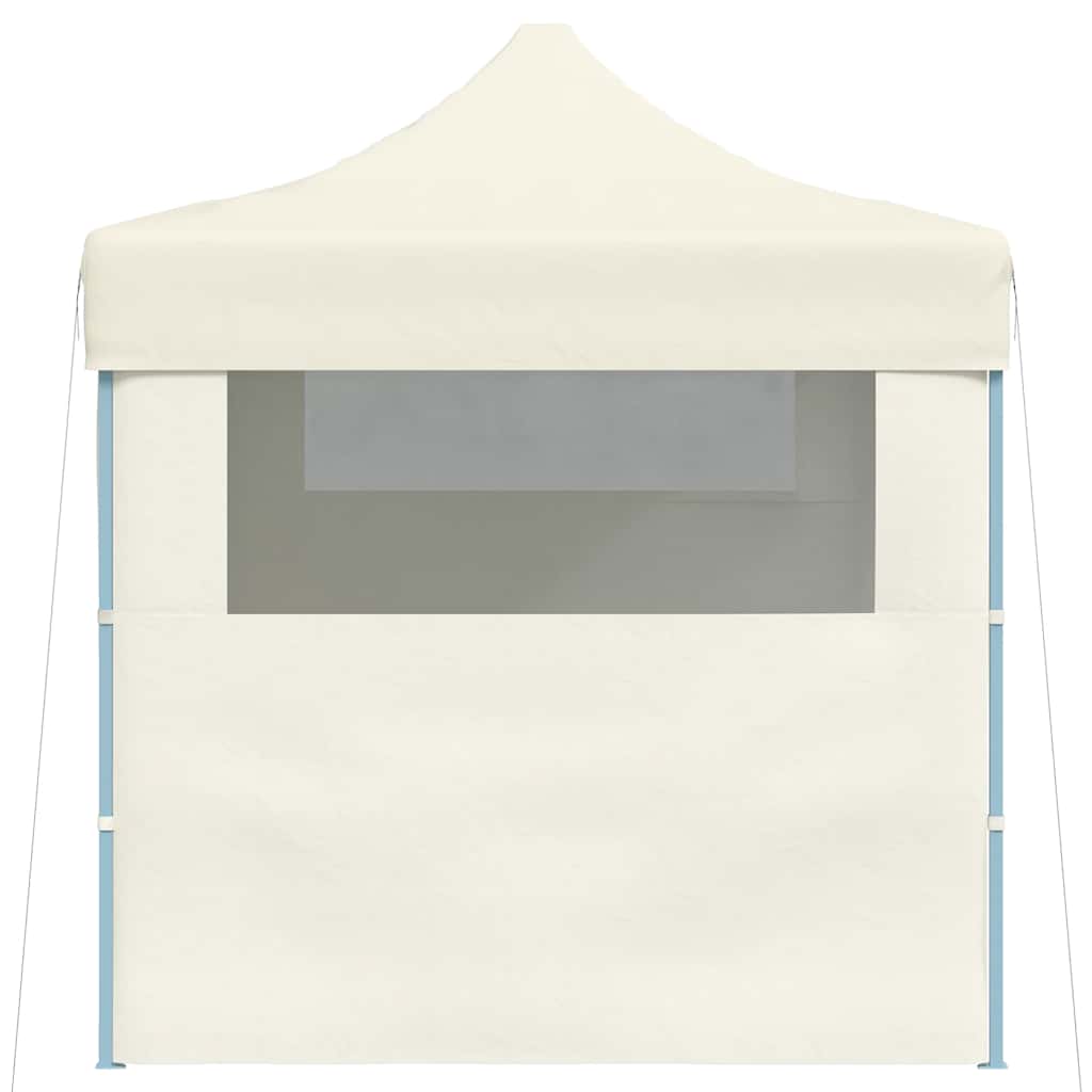 Tenda dobrável profissional festas 3 paredes 3x4m aço cor creme