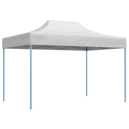 Tenda dobrável profissional para festas 280x410x315 cm aço branco