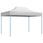 Tenda dobrável profissional para festas 280x410x315 cm aço branco