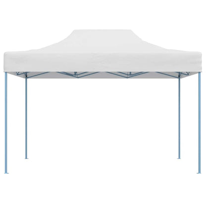 Tenda dobrável profissional para festas 280x410x315 cm aço branco