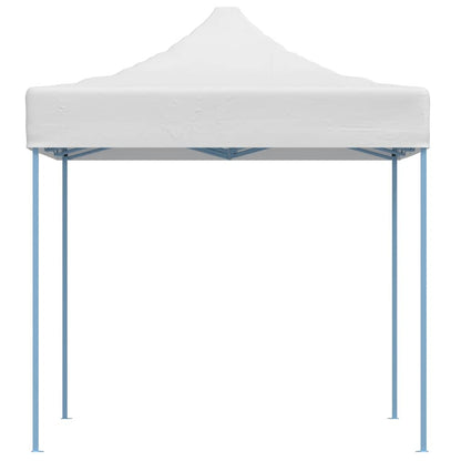 Tenda dobrável profissional para festas 280x410x315 cm aço branco