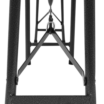 Bancos de jardim dobráveis 2 pcs 180 cm PEAD preto