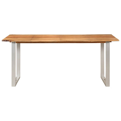 Mesa de jantar 180x90x76 cm madeira de acácia maciça