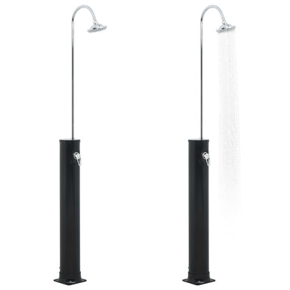 Chuveiro solar 214 cm 20 L preto