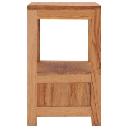 Mesa de cabeceira 40x30x50 cm madeira de teca maciça