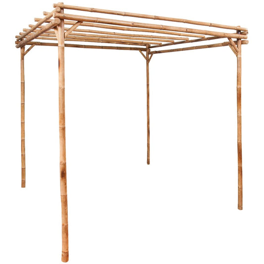 Pérgola de bambu 170x170x220 cm